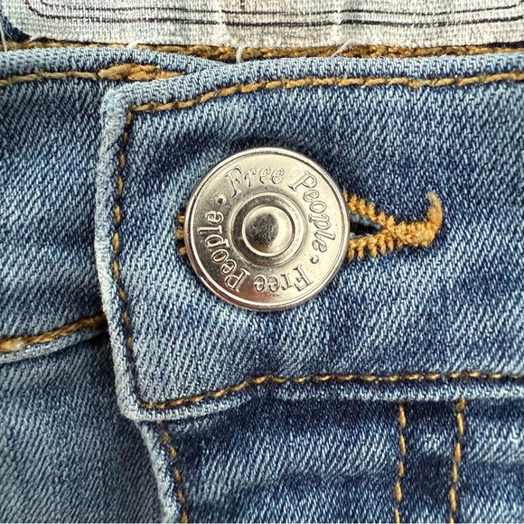 Women’s Free People Distressed High Rise Stretch Skinny Jeans 61855-16515125 - Picture 5 of 16